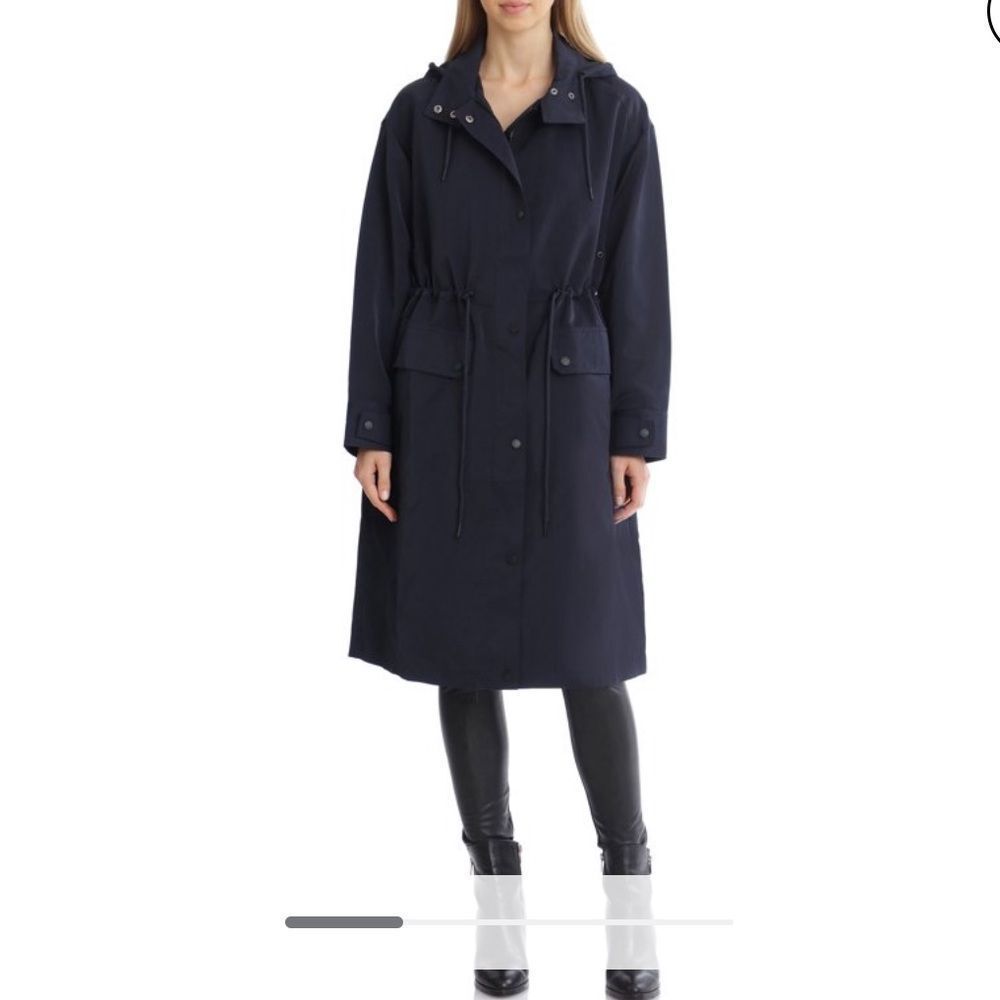 New Avec Les Filles Women's Oversized Rain Anorak Jacket